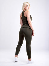 Load image into Gallery viewer, High-Waisted Workout Leggings with Mesh Panels