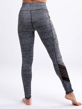 Load image into Gallery viewer, High-Waisted Workout Leggings with Mesh Panels