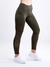 Load image into Gallery viewer, High-Waisted Workout Leggings with Mesh Panels