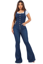 Load image into Gallery viewer, DENIM SEXY DENIM JUMPSUIT