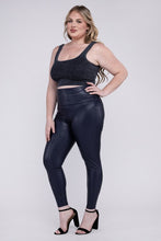 Load image into Gallery viewer, Plus High Rise Faux Leather Leggings
