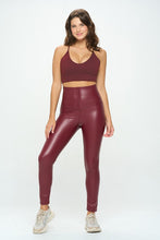 Load image into Gallery viewer, High Waist PU Leather Corset Cincher  Pants
