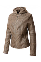 Load image into Gallery viewer, Women&#39;s PU Jacket
