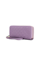 Load image into Gallery viewer, MKF Honey Genuine Leather Embossed Wallet by Mia K
