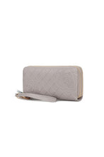 Load image into Gallery viewer, MKF Honey Genuine Leather Embossed Wallet by Mia K
