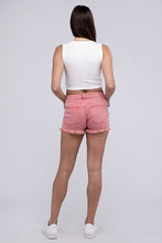 Load image into Gallery viewer, Acid Washed Frayed Cutoff Hem Shorts
