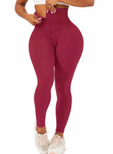 Load image into Gallery viewer, Corset Waist Buttery Soft leggings Body Shaper
