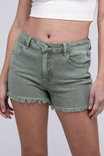 Load image into Gallery viewer, Acid Washed Frayed Cutoff Hem Shorts
