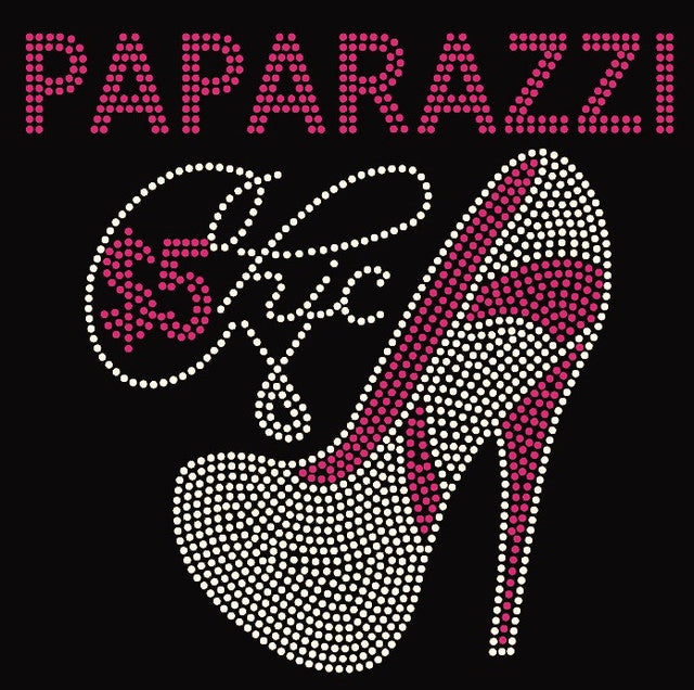 Paparazzi heel rhinestone