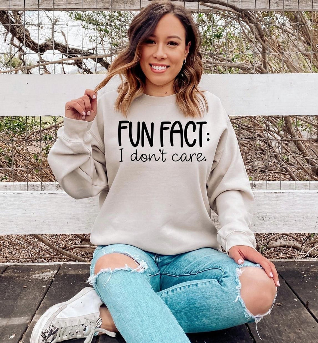 Fun Fact: I Don’t Care